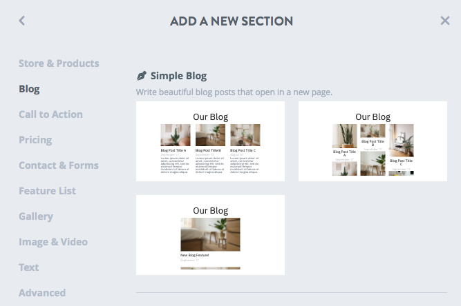 how to add a blog section how to add a blog section